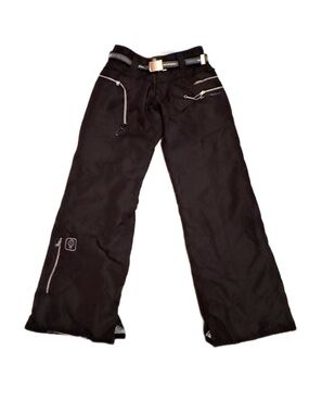 Betty Rides Womens Snowboard Ski Pants XS Black  Insulated Super Warm Rare NWOT